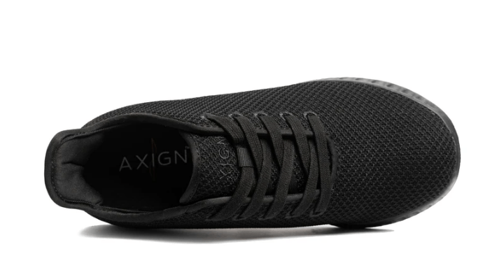 Axign River Lightweight Casual Orthotic Shoe - Black (Mens)