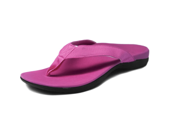 Axign Premium Orthotic Flip Flops with Arch Support – Pink