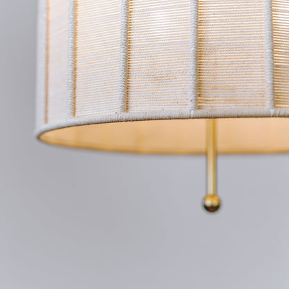 Gabrielle Rope Pendant Light with Gold Hardware