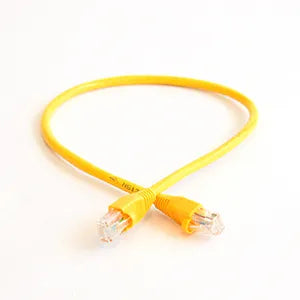Garland MT6L45450.5WH Slim Cat6 RJ45 Patch Lead – 0.5m – White – PVC Sheath – 24AWG