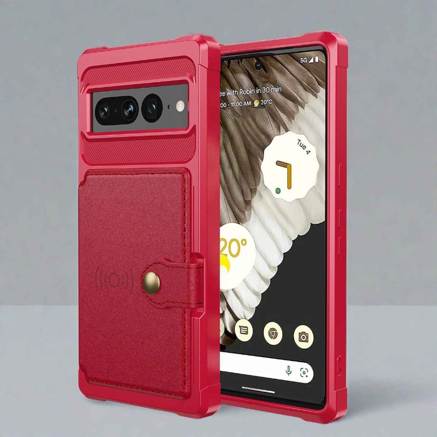 Google Pixel 7 Shockproof Wallet Case