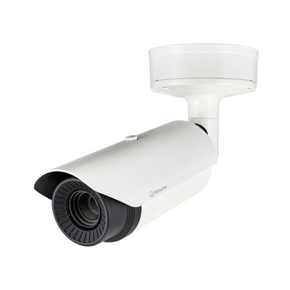 Hanwha Vision HV-TNO-4040TR VGA Thermal Radiometry Camera – 640x480, 19mm Lens, Radiometric Temperature Detection, and Smart Analytics T Series