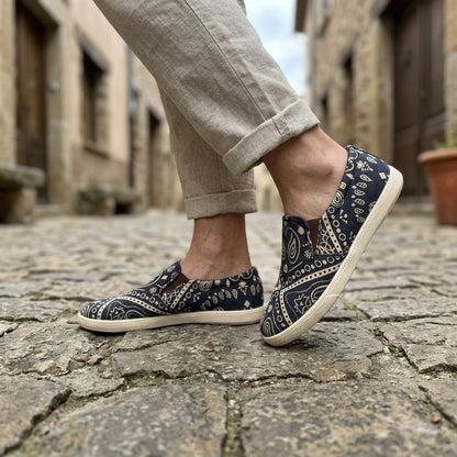 Organic Hemp Shoes – Mandala Slip-On Hemp Shoes Australia