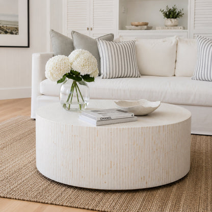 Hanora Mother of Pearl Inlay Coffee Table