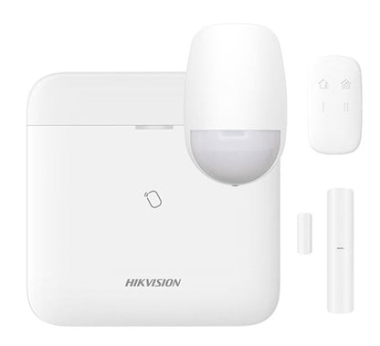 Hikvision DS-PWA96-Kit-WB AX PRO Alarm Security Kit, Control Panel, Reed, PIR + Remote