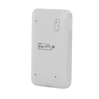 HIKVISION DS‑PK1‑LT‑WB Wireless Keypad with LCD Screen – 433 MHz Tri-X Touch Control Panel with Tag Reader & Panic Functions For AX Pro