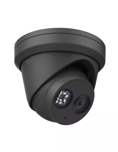 IPC‑T261H‑MU-BLK(BLACK) 6 MP Fixed Turret Network Camera — True WDR, H.265+, PoE, Deep‑Learning Human/Vehicle Classification, IP67