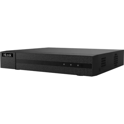 HiLook NVR‑104MH‑C/4P 4‑Channel 4K Mini PoE Network Video Recorder – Compact NVR with H.265+ Compression, 4 IP Inputs, and HDMI/VGA Output