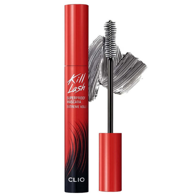 CLIO Kill Lash Superproof mascara, red sleek volume tube and brush