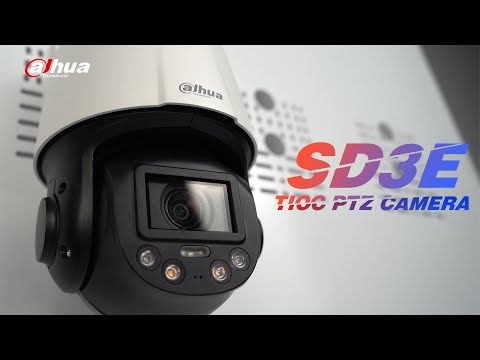 Dahua DH-SD3E405DB-GNY-A-PV1 wizsense series IP camera white AI TiOC auto tracking 4mp speed dome PTZ camera motorised lens 5x zoom full colour IR CCTV
