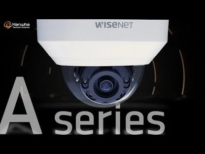 Hanwha Wisenet HV-ANV-L7082R 4MP IR Outdoor Vandal Dome IP Camera with Motorized Varifocal Lens and WDR