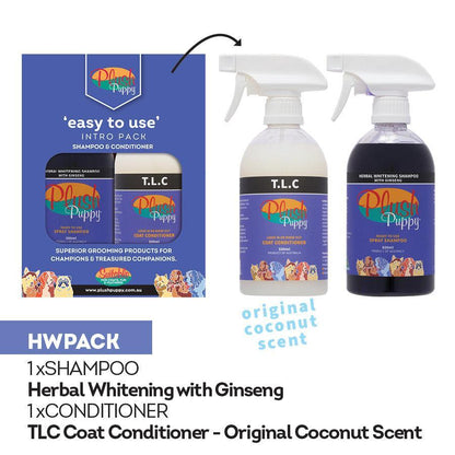 Plush Puppy Shampoo and Conditioner Spray Pack
