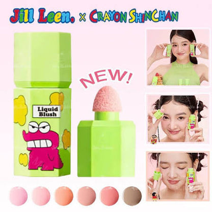 JILL LEEN x Crayon Shin-chan Liquid Blush | Soft Natural Cheek Tint