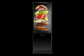 Hikvision DS-D6043UL-B/S 43" UHD Floor-Standing Digital Signage – Touch-Free Display with Tempered Glass & Remote Control