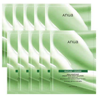 Anua Heartleaf Cream Sheet Mask – Night Solution