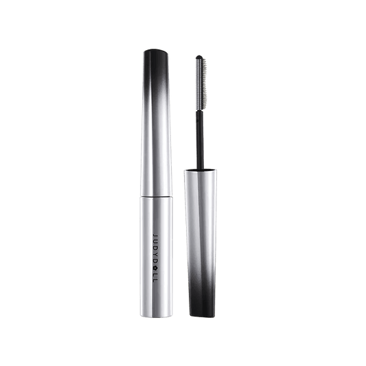 JUDYDOLL Feather Lash Iron Mascara set: silver tube and black applicator, 01 Black