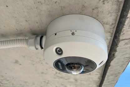 Hikvision DS-2CD63C5G1-IVS 12MP DeepinView IR Fisheye Network Camera with 360° Panoramic View, Heatmap, Two-Way Audio, IP67 & IK10