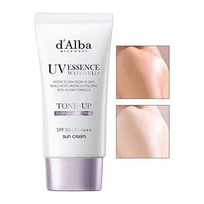 d’Alba Waterfull UV Essence Tone Up Sun Cream Purple SPF50+ PA++++ 50ml