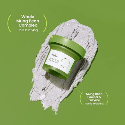 Beplain Mung Bean Gentle Cleansing Set (Foam 80ml + Cleansing Oil 200ml + Pore Clay Mask 120ml)