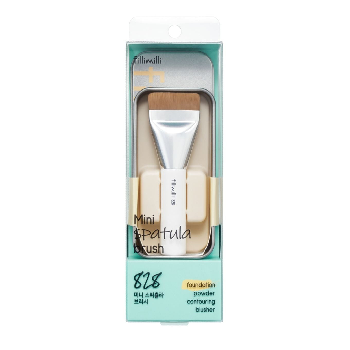 Fillimilli Mini Spatula Brush 828 – Dual-Ended Skincare Application Tool