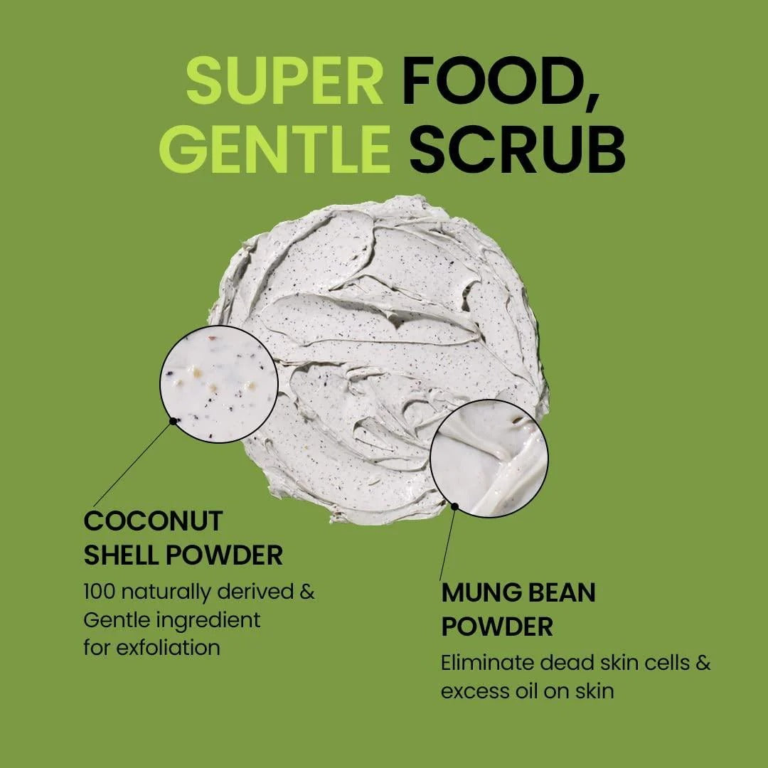 Beplain Mung Bean Pore Clay Mask 120ml + Pore Serum 1ml × 3pcs set