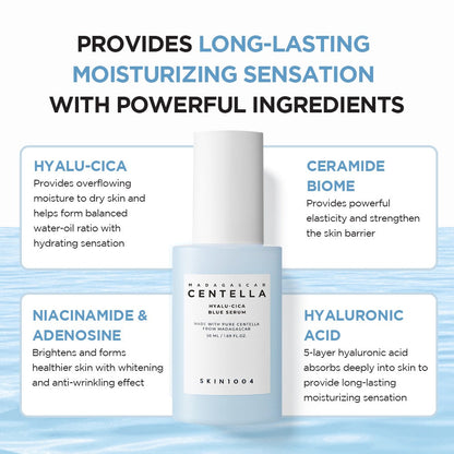 SKIN1004 Madagascar Centella Hyalu-Cica Blue Serum (50ml)