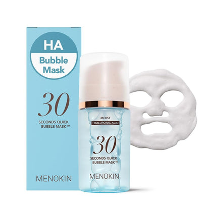 MENOKIN 30 Seconds Quick Bubble Mask 5 Types – Multi-Action Oxygen Foaming Mask