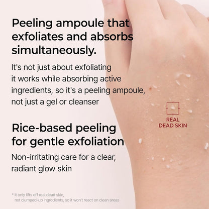 Dr. Melaxin Peel Shot Exfoliating Black Rice Ampoule (80ml)