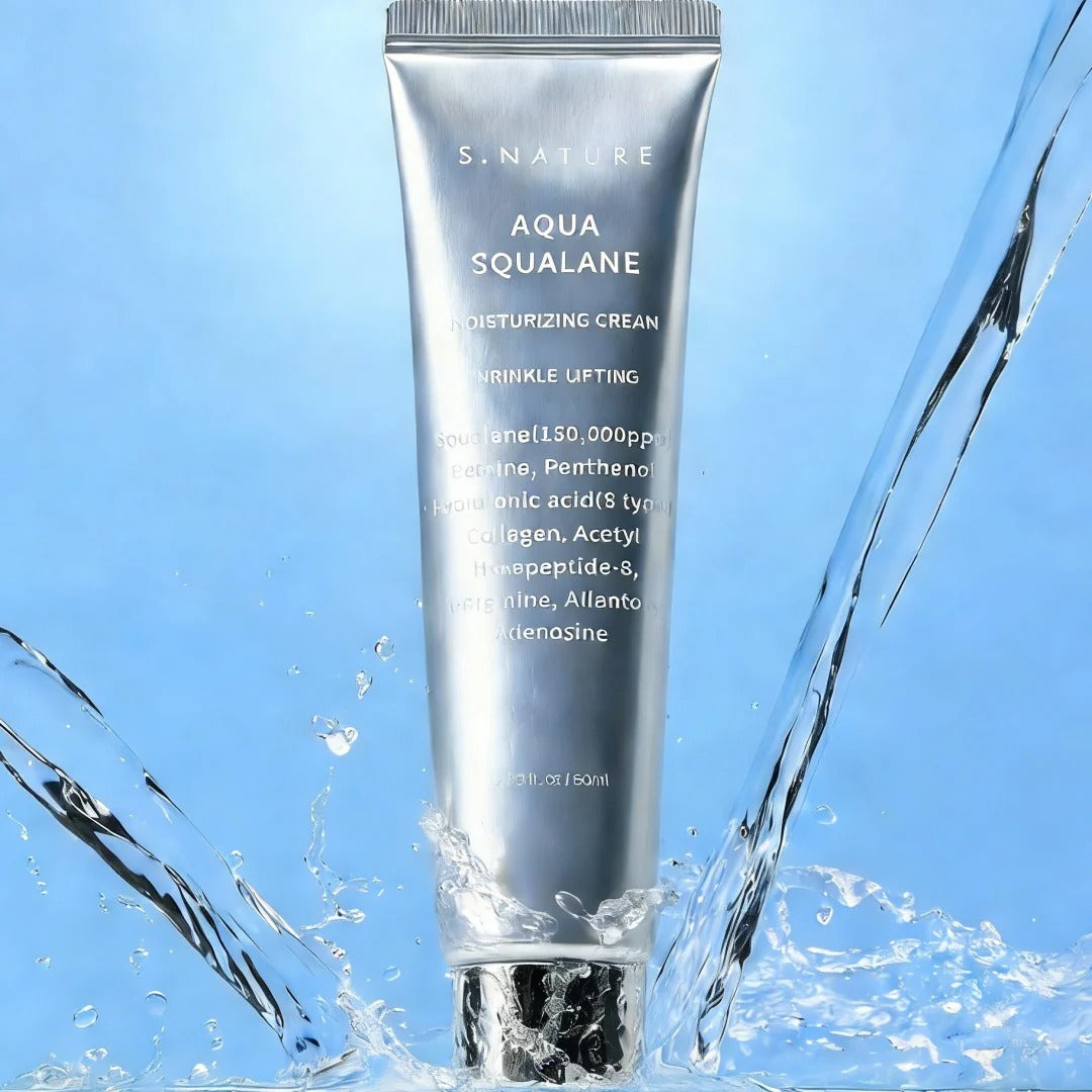S.NATURE Aqua Squalane Moisturizing Cream 30ml – Lightweight Hydrating Face Cream