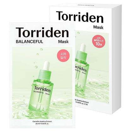 Torriden Soothe & Plump Set: 12-Pack Dive-In Hydration & Balanceful Cica Masks