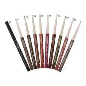 Assorted CANMAKE Tokyo eyeliner pens, multiple shades with numbered labels