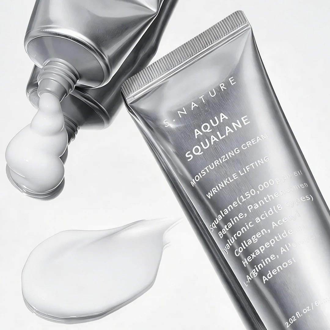 S.NATURE Aqua Squalane Moisturizing Cream 30ml – Lightweight Hydrating Face Cream