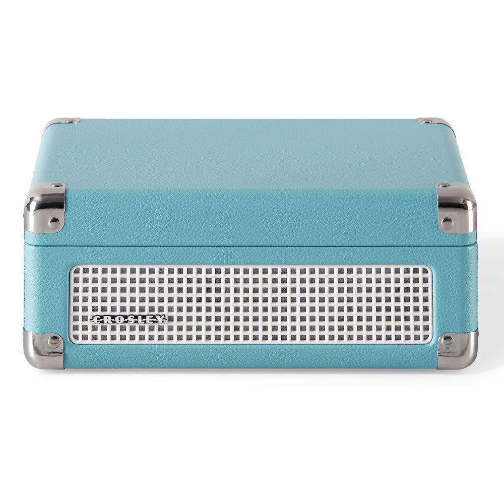 Crosley Cruiser Portable Retro CD Player with Stereo Bluetooth Speakers, FM Radio - Turqouise