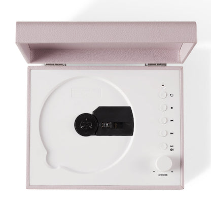 Crosley Voyager Portable Retro CD Player with Stereo Bluetooth Speakers, FM Radio - Amethyst
