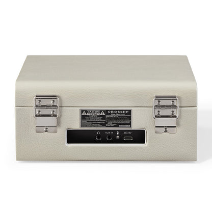 Crosley Voyager Portable Retro CD Player with Stereo Bluetooth Speakers, FM Radio - Dune