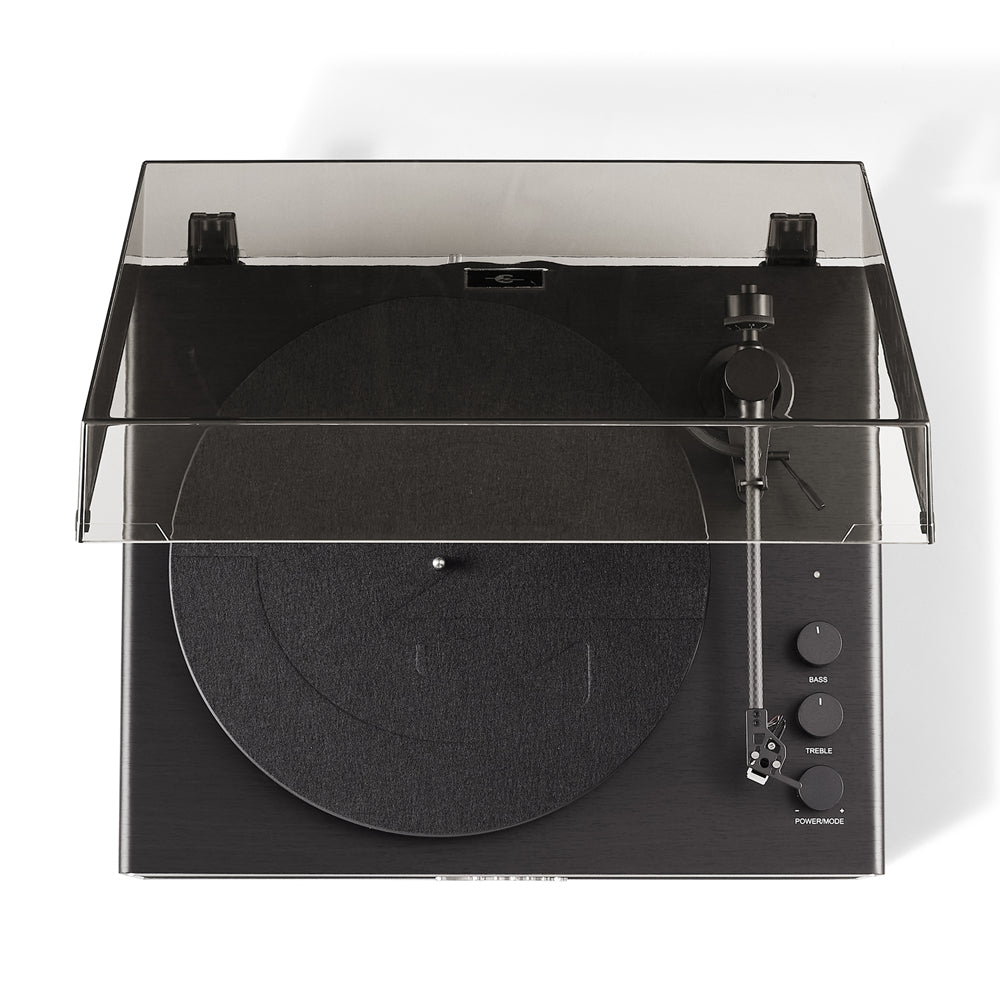 Crosley Stave 2-Speed Bluetooth Record Player Turntable with Built-in Speakers, Black