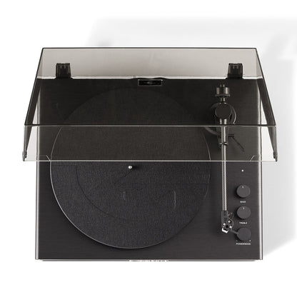 Crosley Stave 2-Speed Bluetooth Record Player Turntable with Built-in Speakers, Black