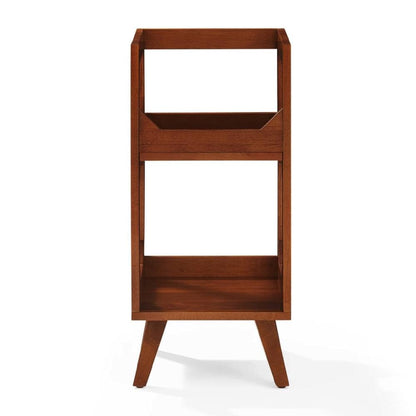 Crosley Asheville Small Vinyl Storage Stand – Walnut
