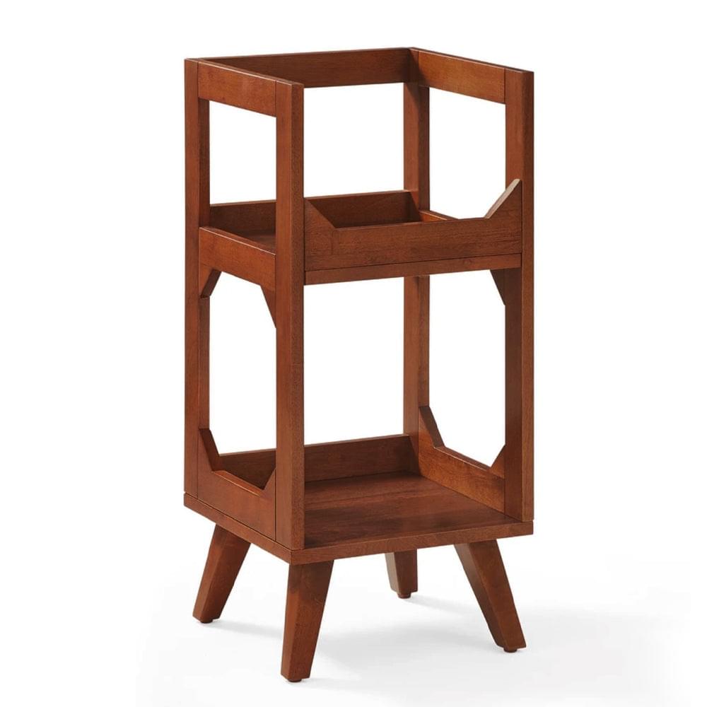 Crosley Asheville Small Vinyl Storage Stand – Walnut