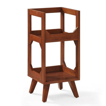 Crosley Asheville Small Vinyl Storage Stand – Walnut