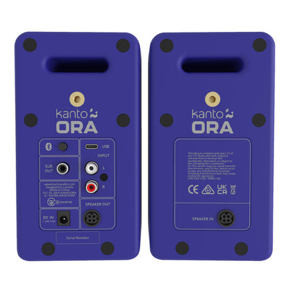 Limited Edition - Kanto ORA 100W Powered Reference Desktop Computer Speakers with Bluetooth 5.0 Matte Purple