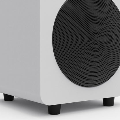 Kanto SUB6 200W 6" Sealed Powered Subwoofer, Matte White