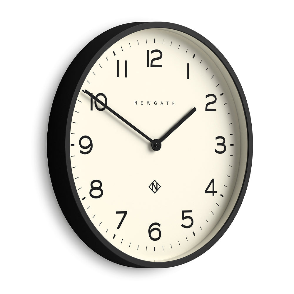 Newgate Number Two Echo Wall Clock-Black