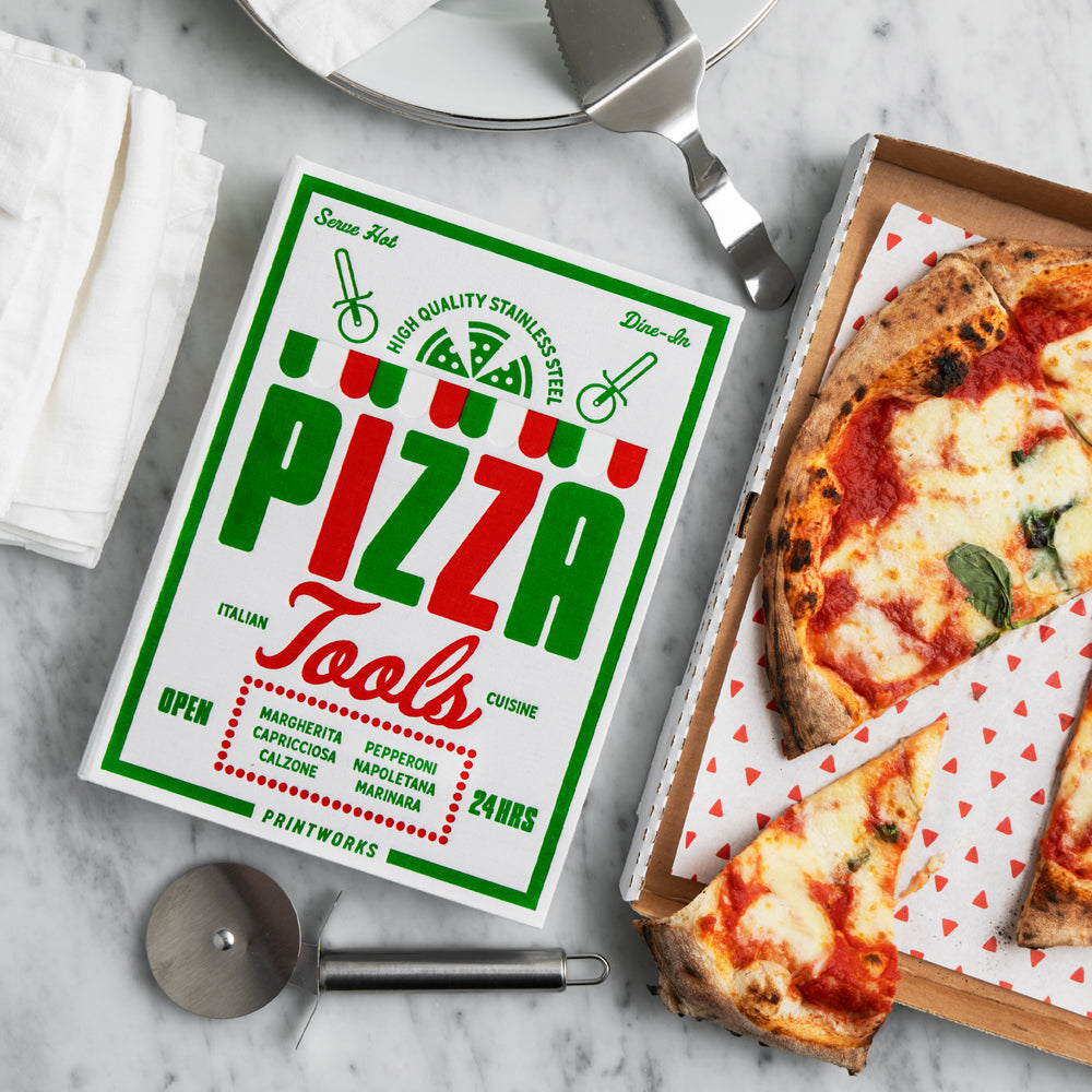Printworks The Essentials Pizza Tools-Red White