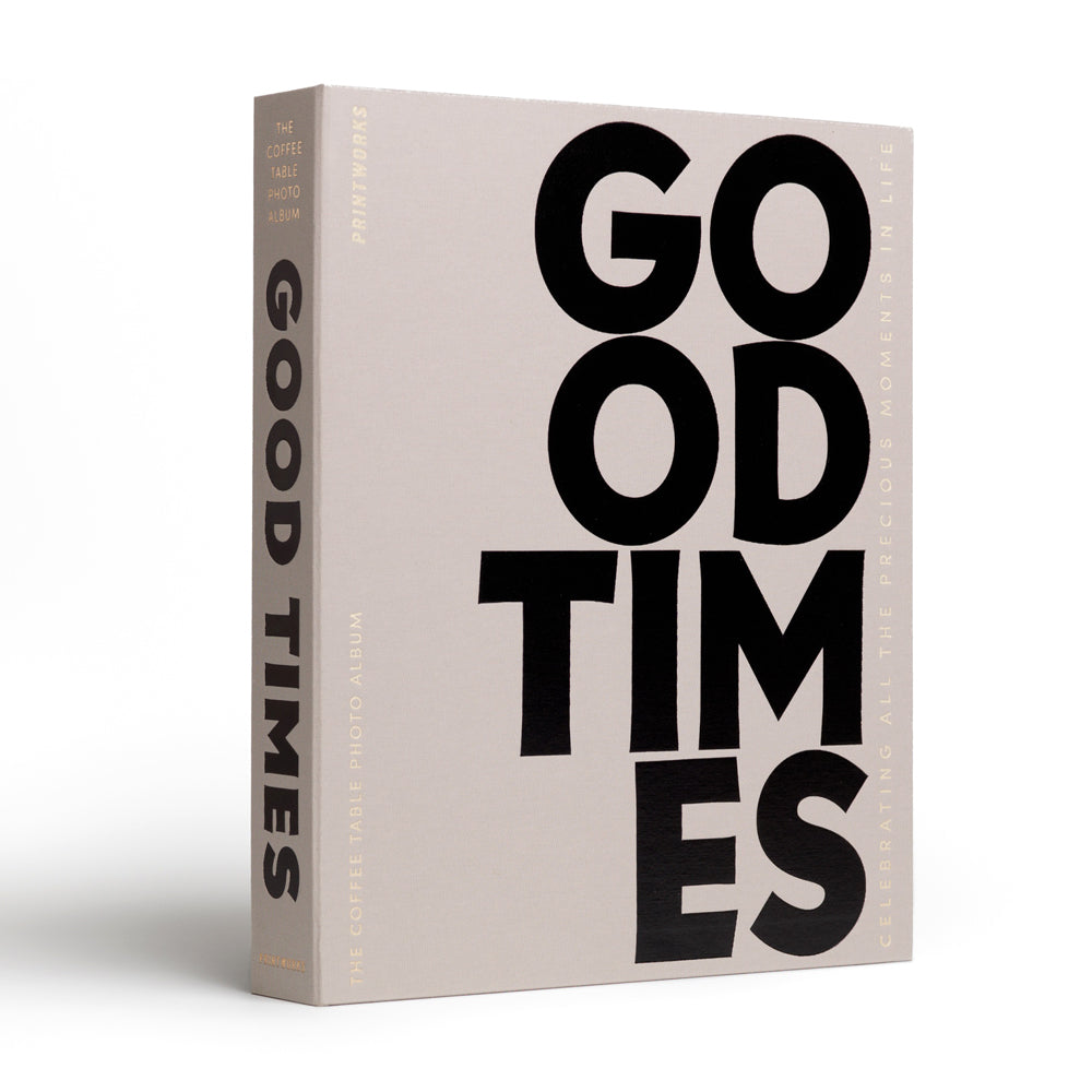Printworks Photo Album-Good Times-Grey