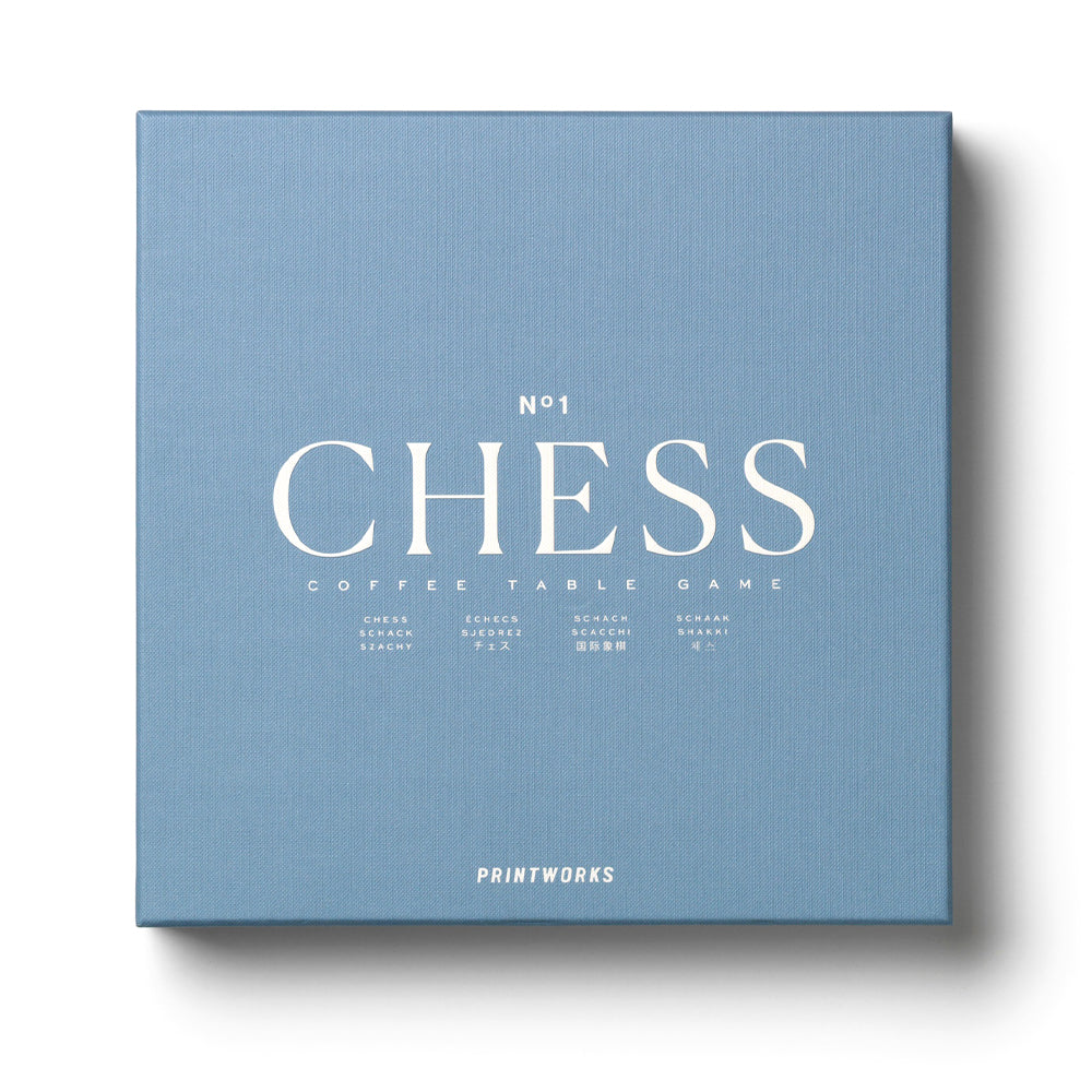 Printworks Classic Chess-Dusty Blue