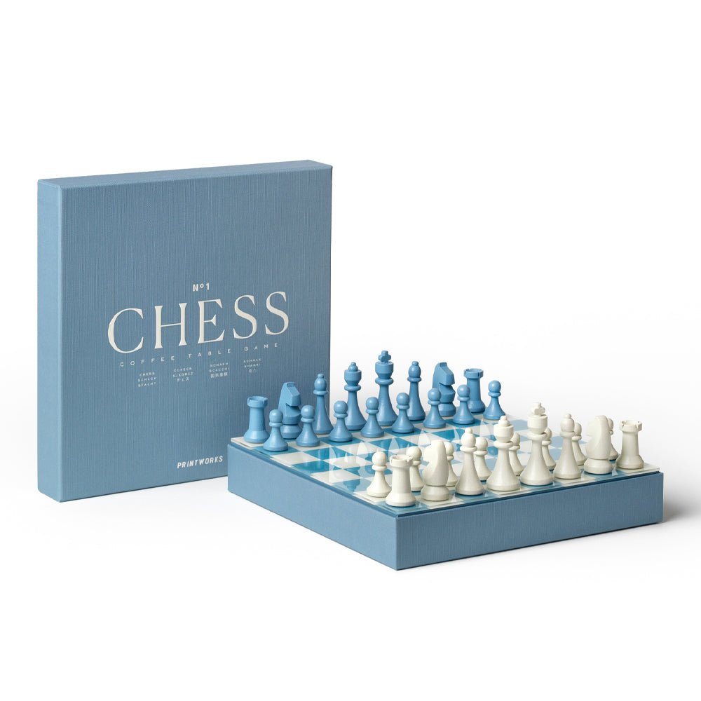 Printworks Classic Chess-Dusty Blue