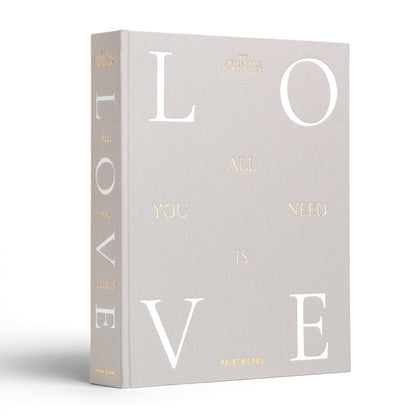 Printworks Photo Album-All You Need Is Love-Grey