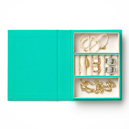 Printworks Jewellery Box A Girls Best Friend - Turquoise Small