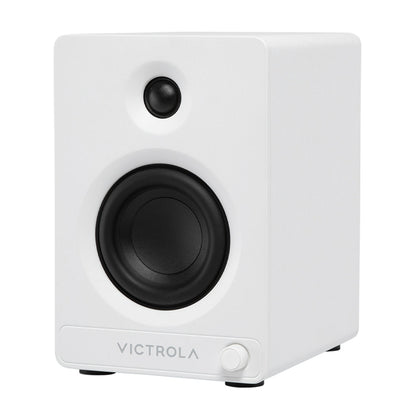 Victrola Tempo Bookshelf Speakers - White